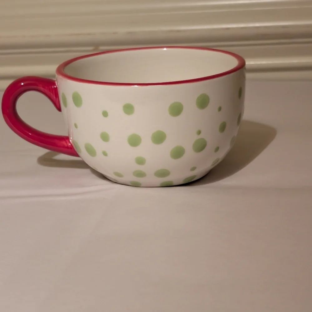 Pier 1 Coffee Mug Polka Dot